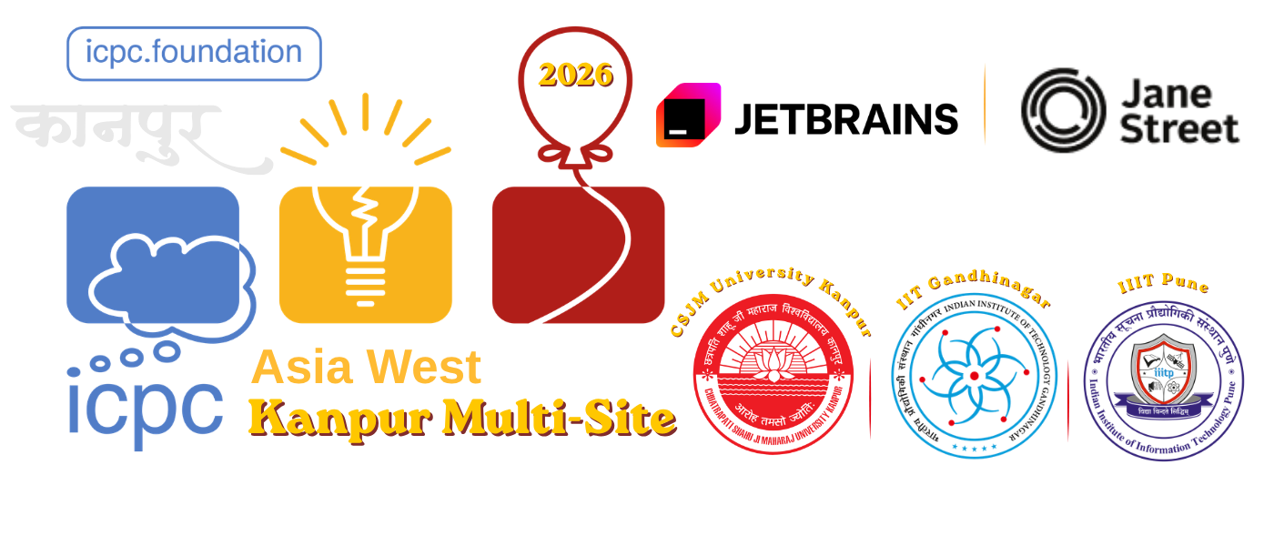 ICPC Asia West Kanpur Mulit-Site