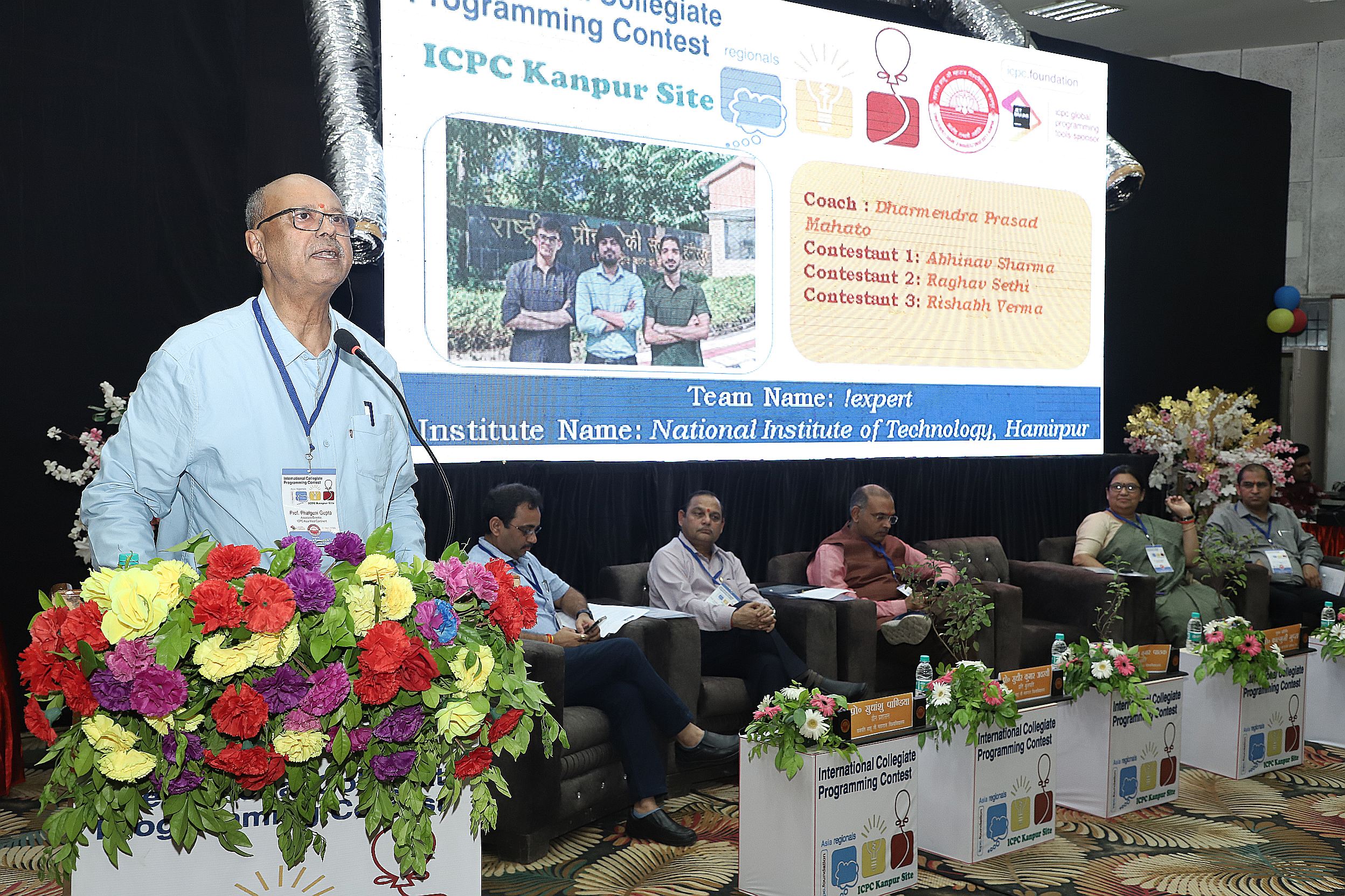 ICPC Kanpur participants during the contest
