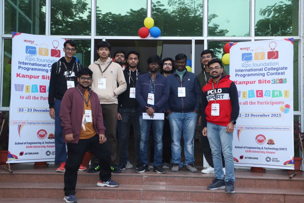 Participants arriving at the ICPC Kanpur venue